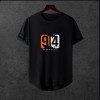 Oversize Modern Boy Pamuklu EtekKısmıOval T-shirt08